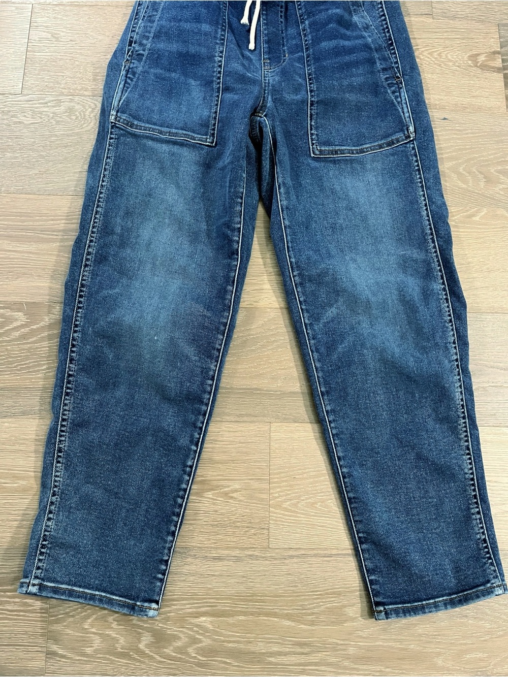 Madewell Pull-On Relaxed Jeans in Medium Wash Size XXS - Picture 4 of 9